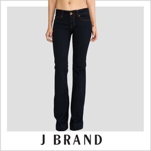 J Brand Womens Love Story Low-Rise Flare Jeans 26  Black